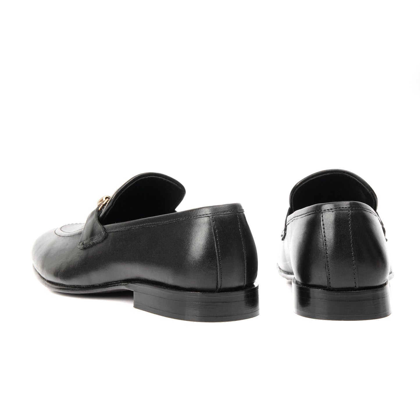 CS-01 Black Cow Leather Loafers