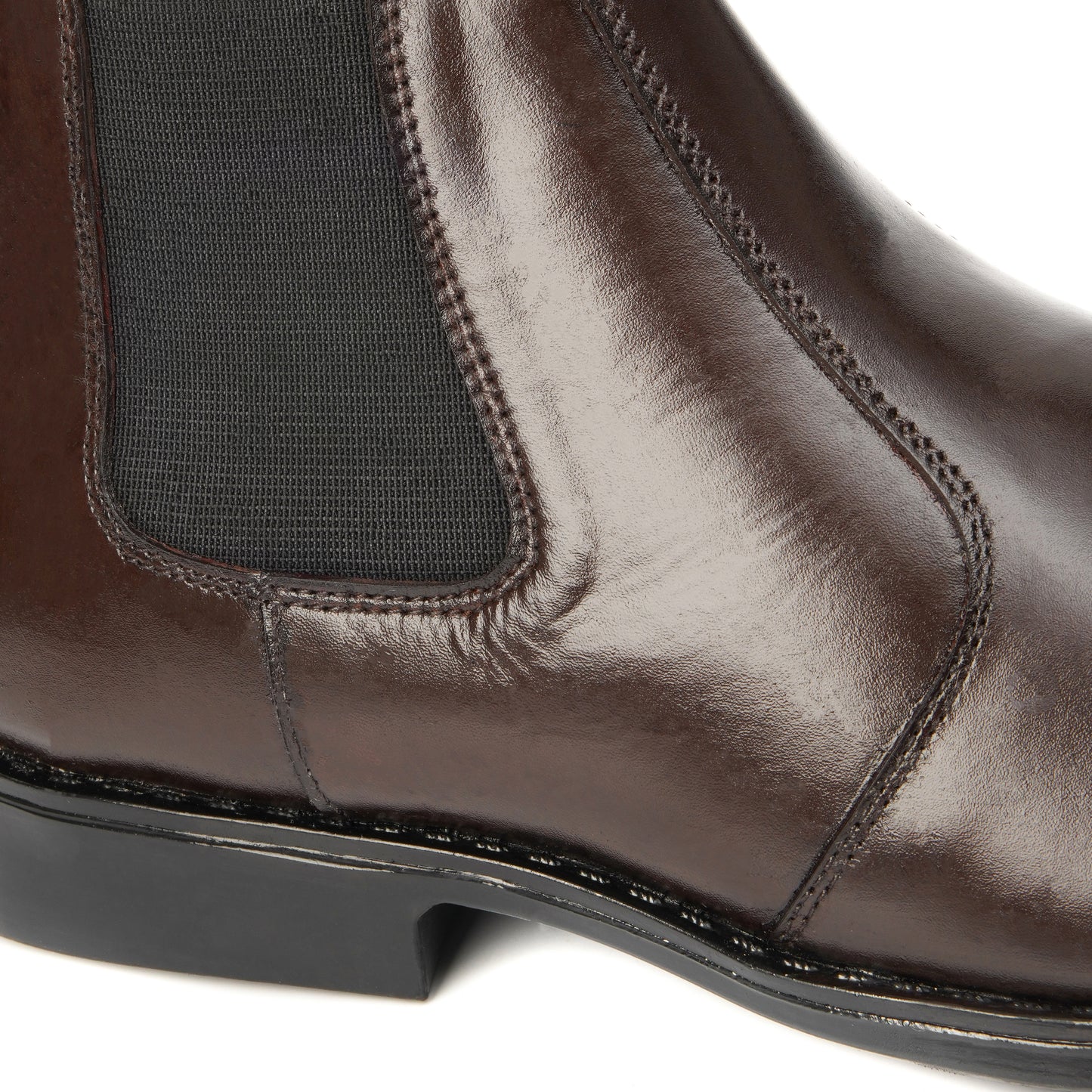 CS-03 Brown Cow Leather Chelsea Boot