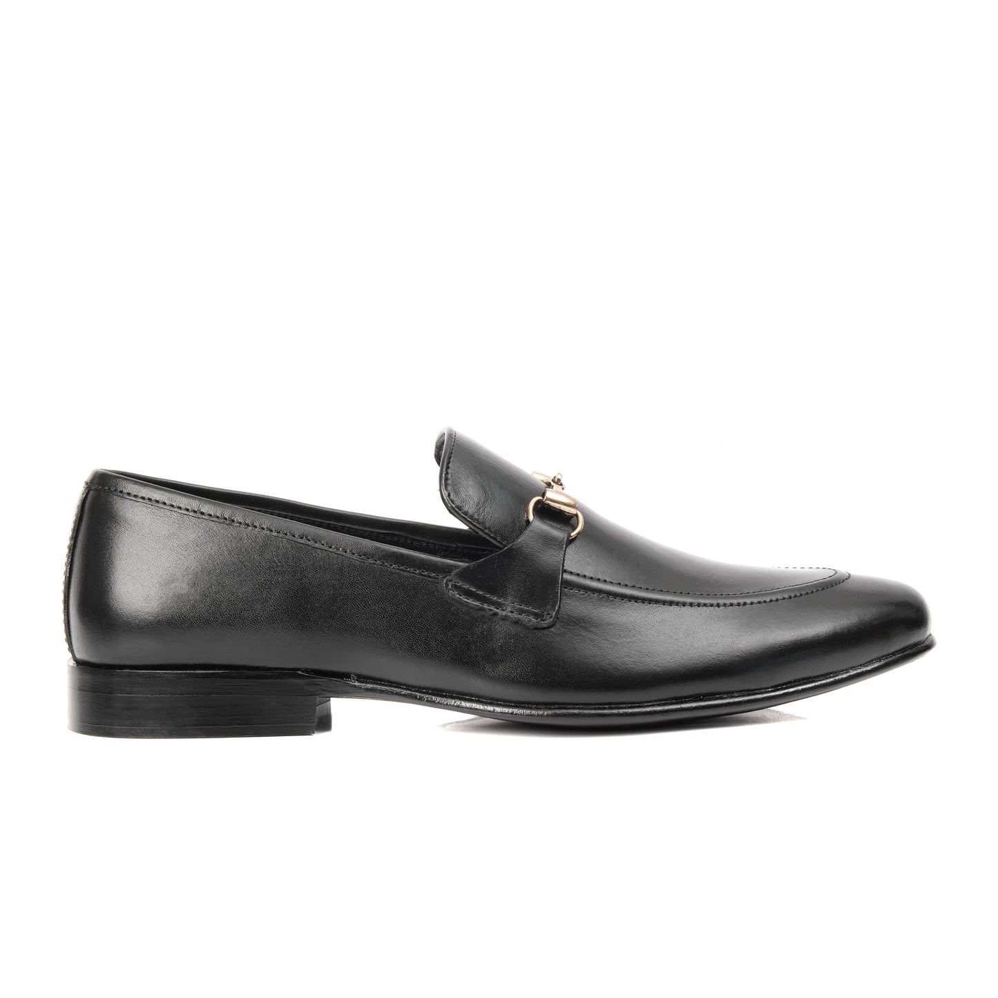 CS001-Classic Black Cow Leather Loafer