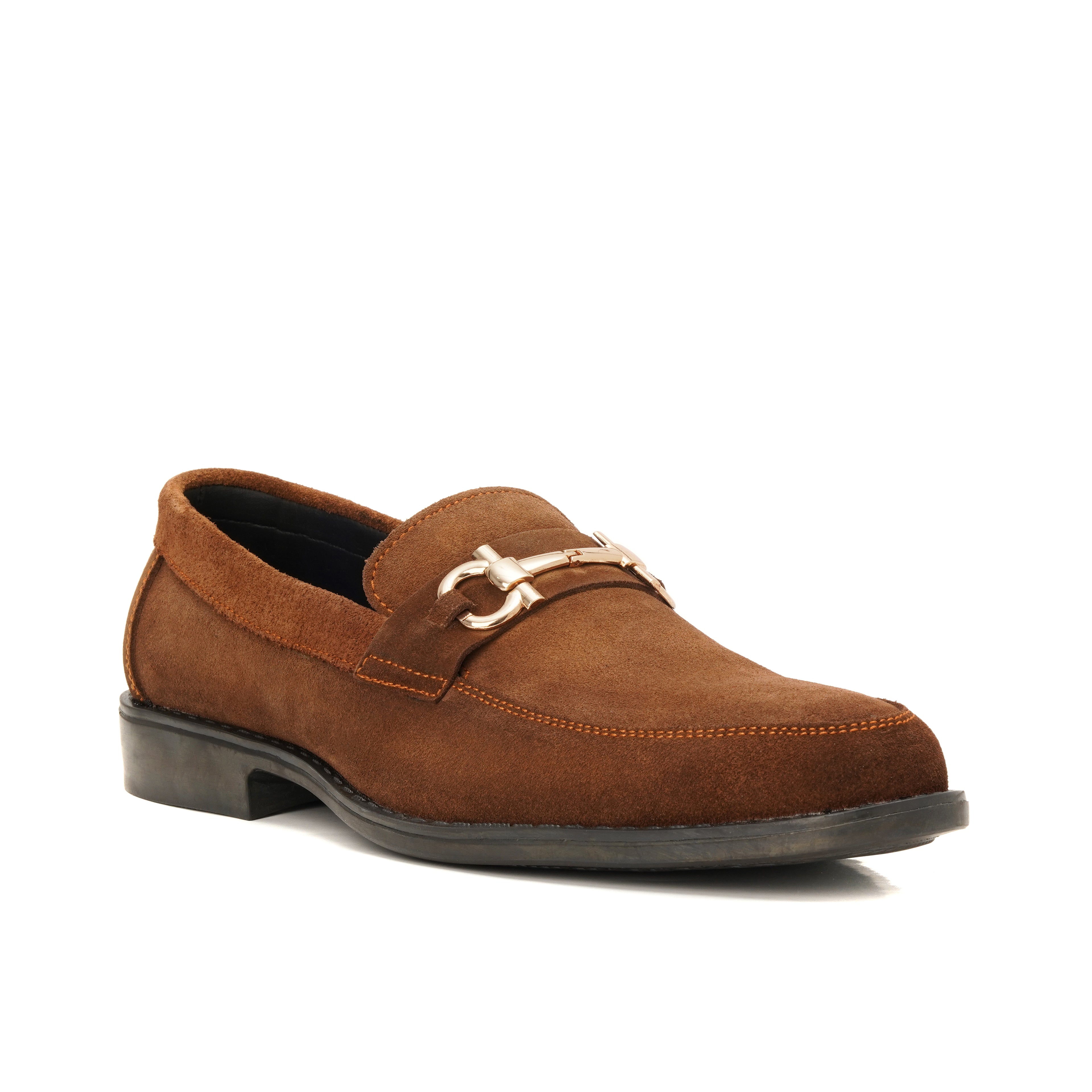 CS-07 Mustard Cow Suede Loafers | Ultra Comfortable
