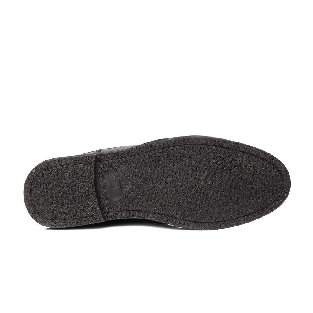 CS-10 Black Cow Leather Chelsea Boots