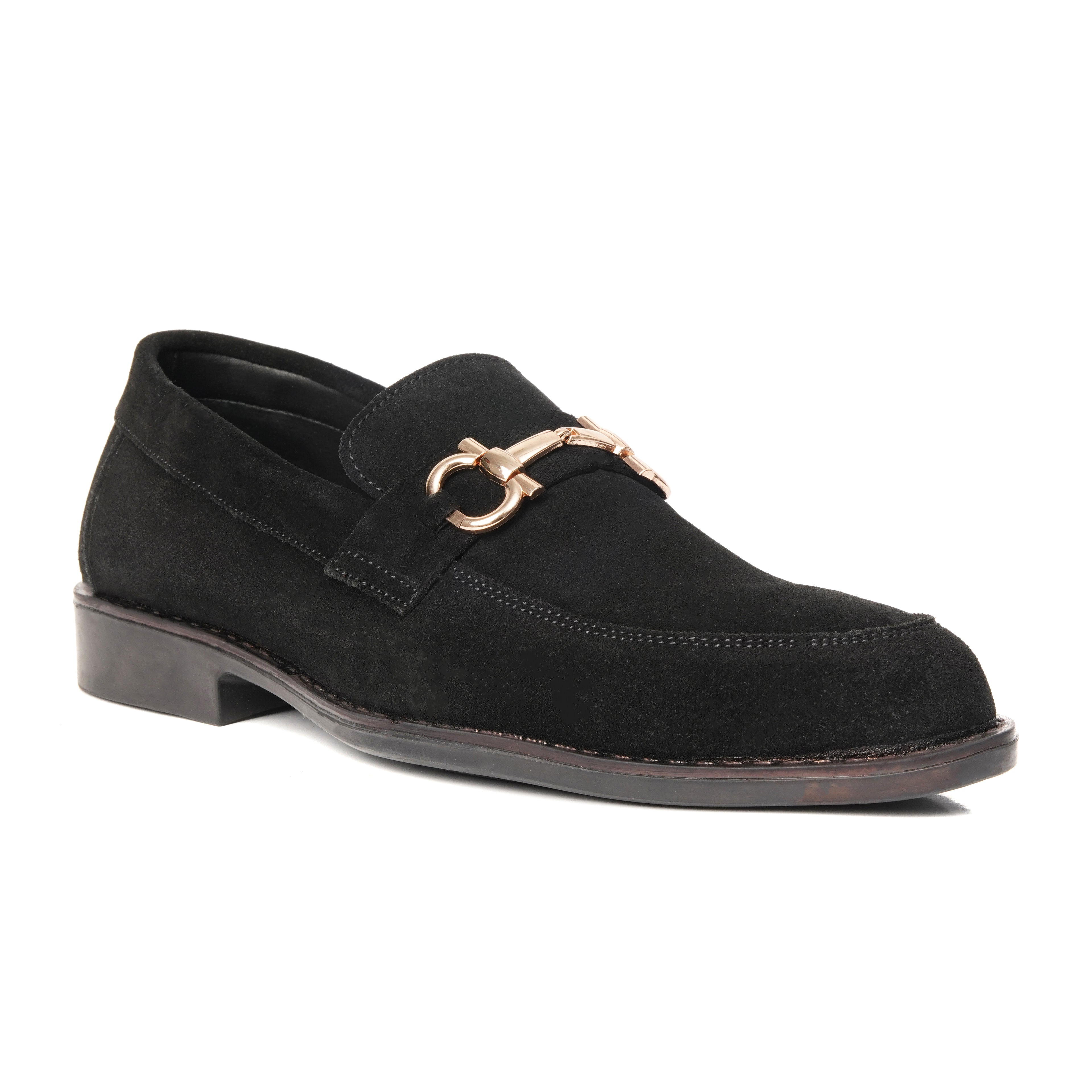 CS-07 Black Cow Suede Loafers | Super Comfortable