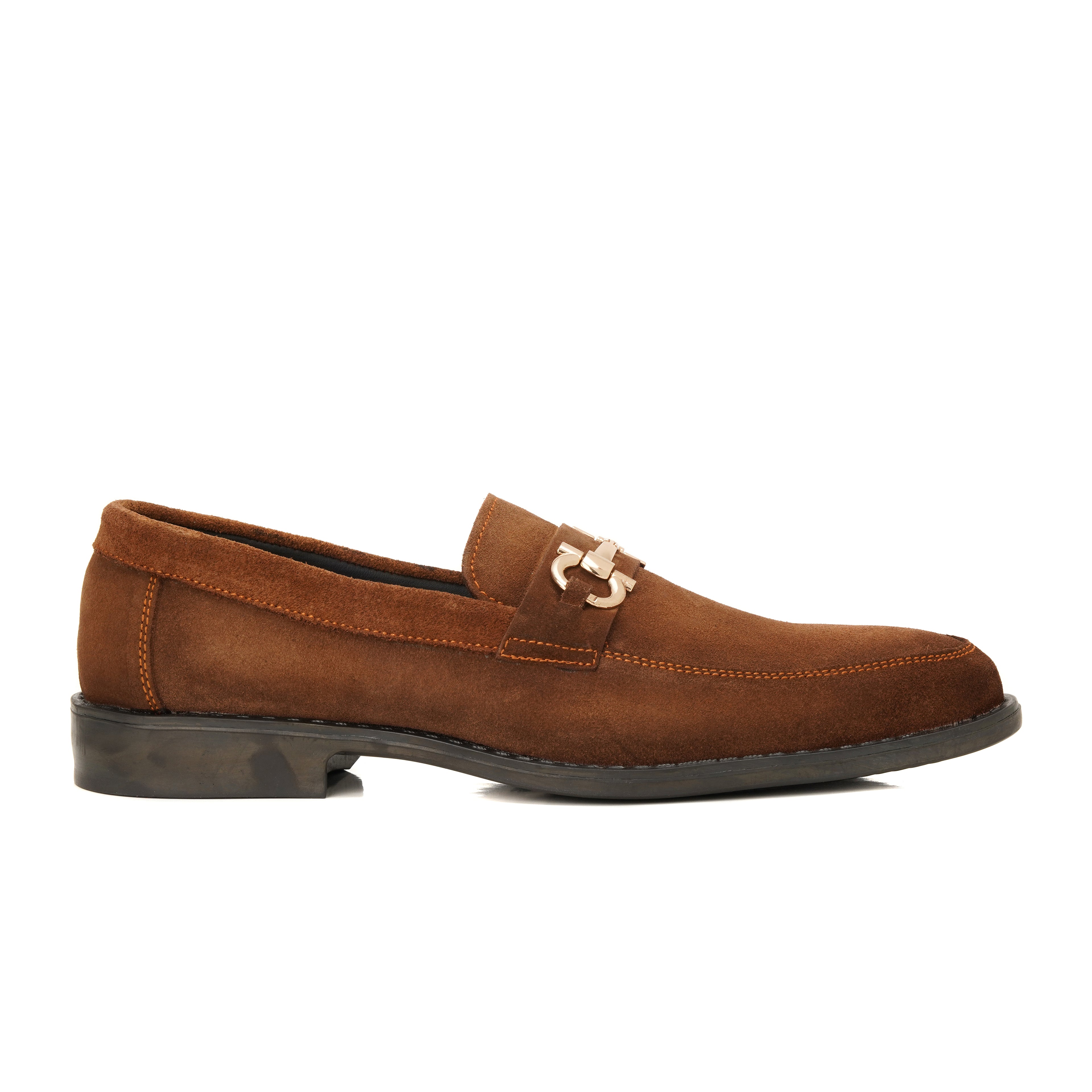 CS-07 Mustard Cow Suede Loafers | Ultra Comfortable