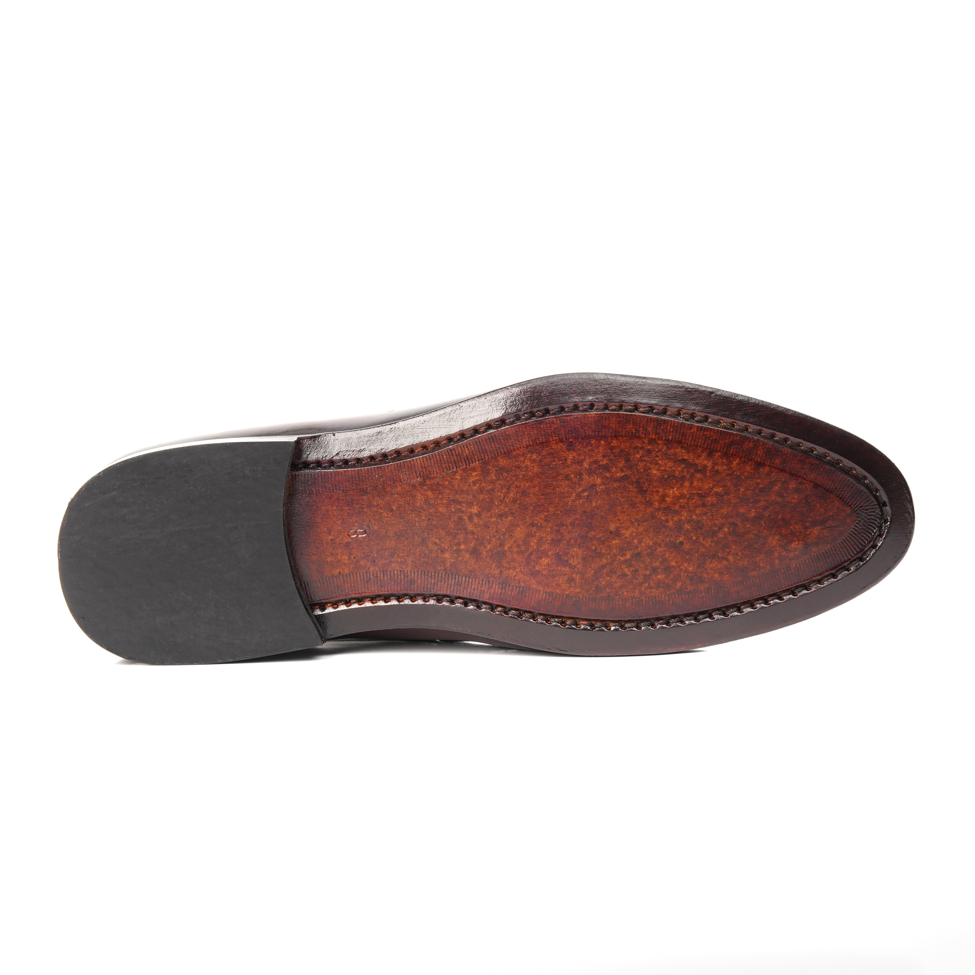 CS-01 Brown Patina Cow Leather Loafers