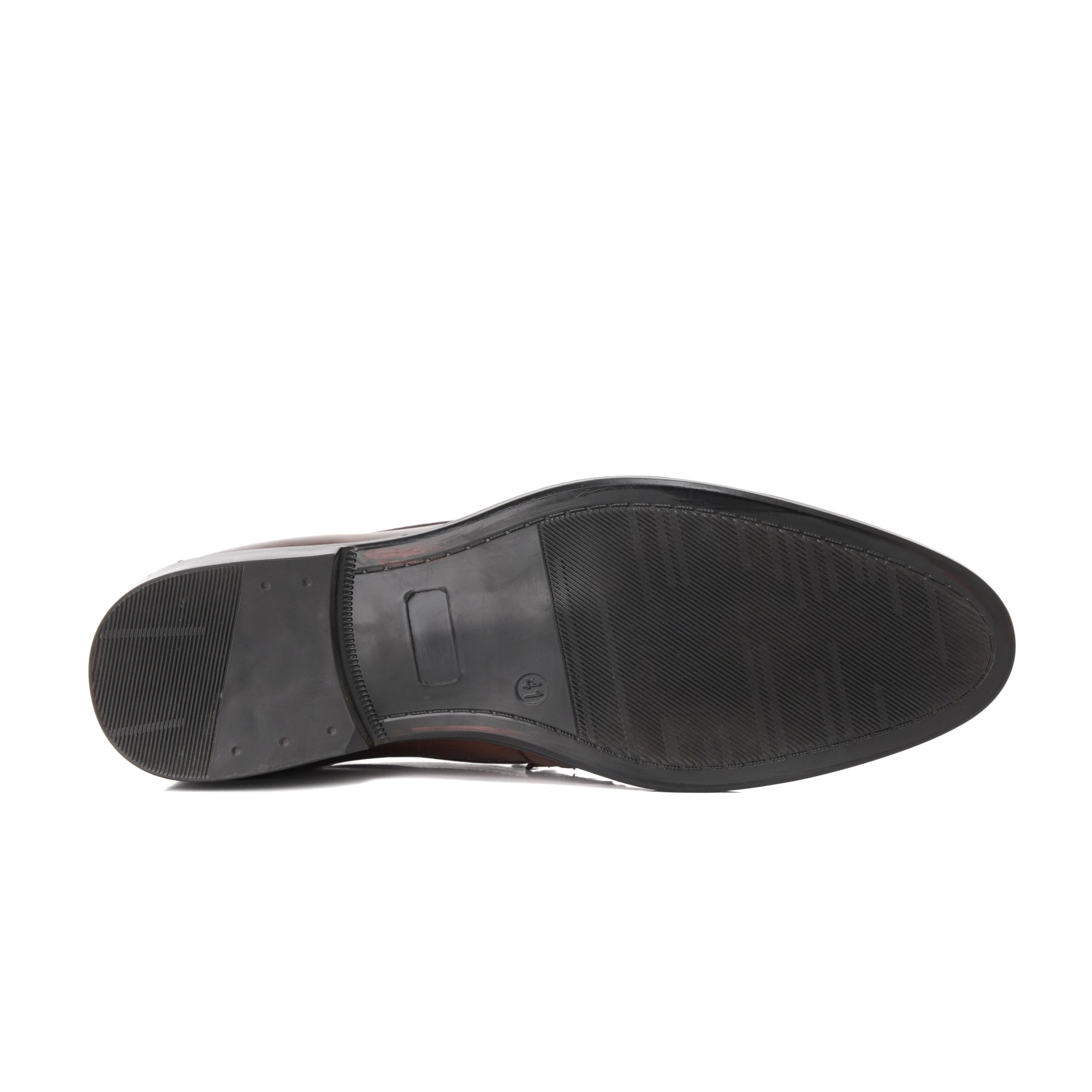 CS-07 Shaded Brown Horsebit Cow Leather Loafers