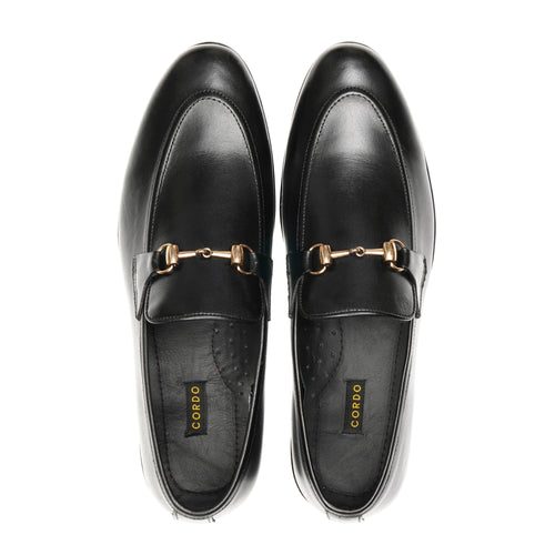 CS-01 Black Cow Leather Loafers