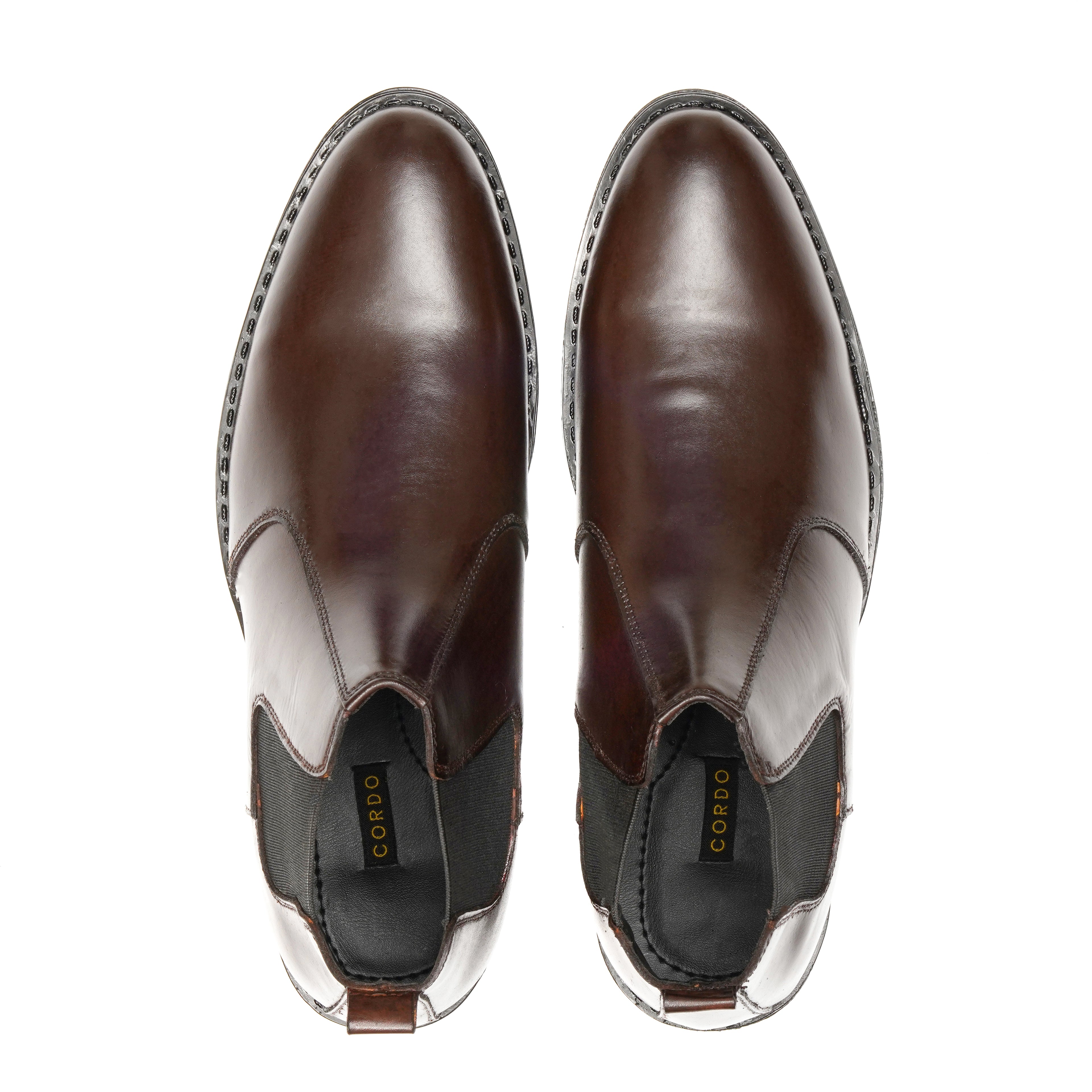 CS-03 Brown Cow Leather Chelsea Boot