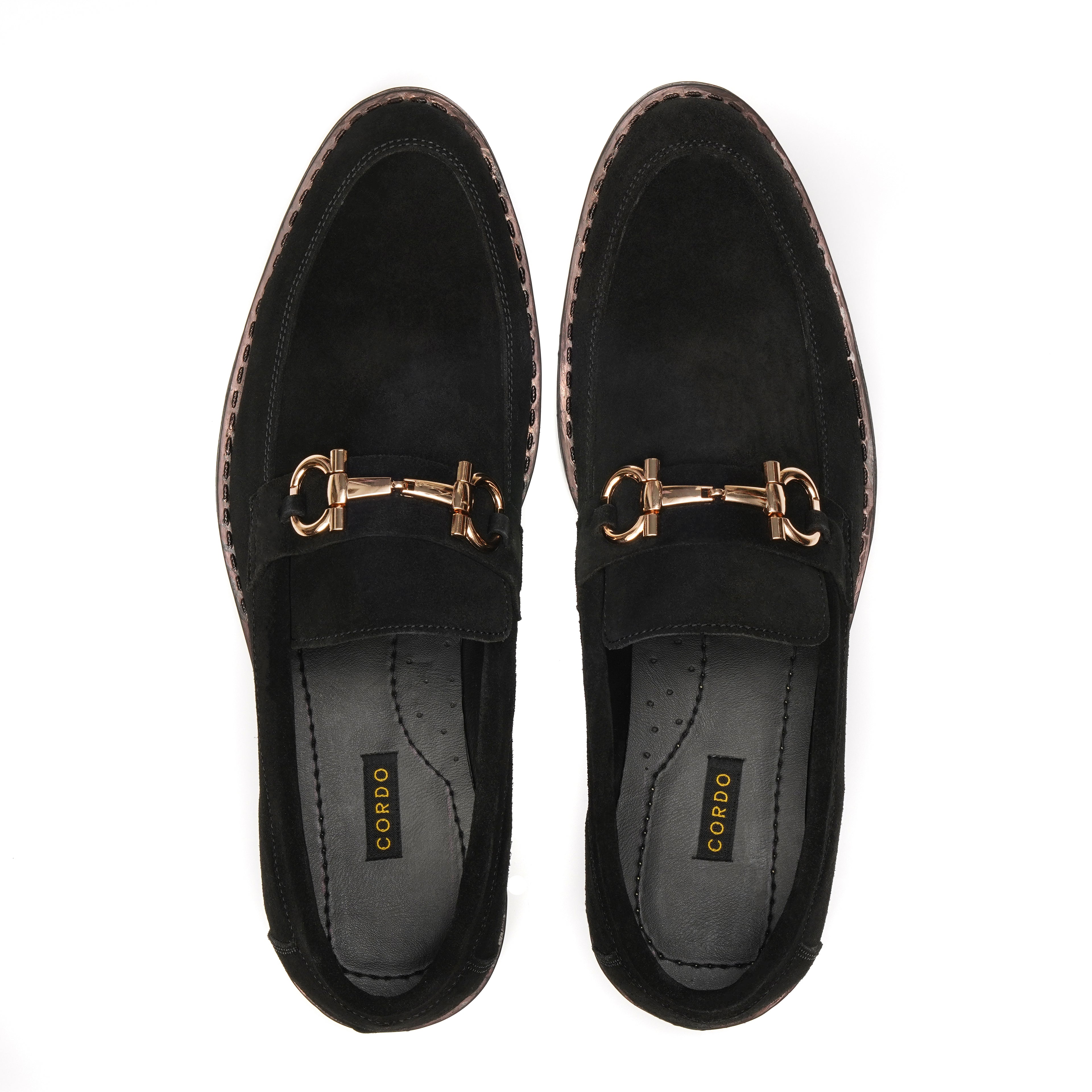 CS-07 Black Cow Suede Loafers | Super Comfortable
