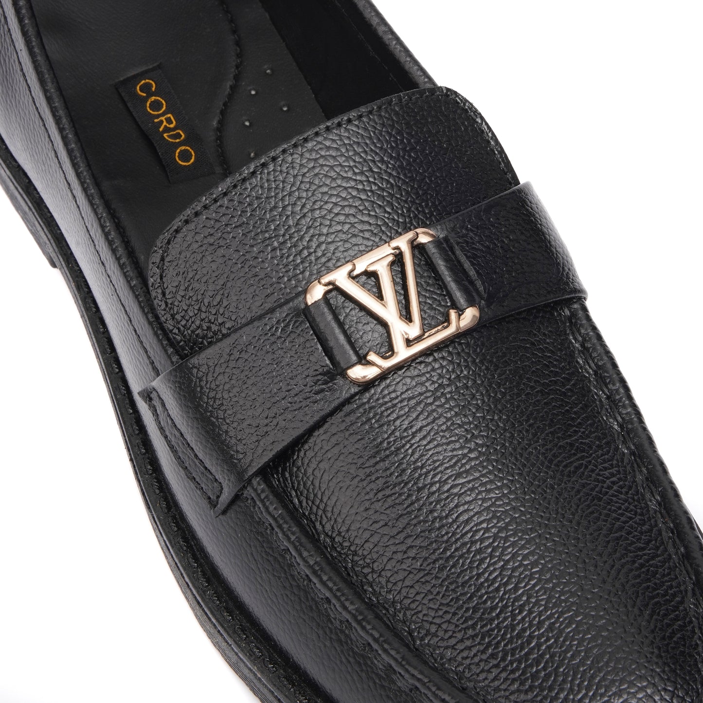 CS-18 Black Milled Major Loafers