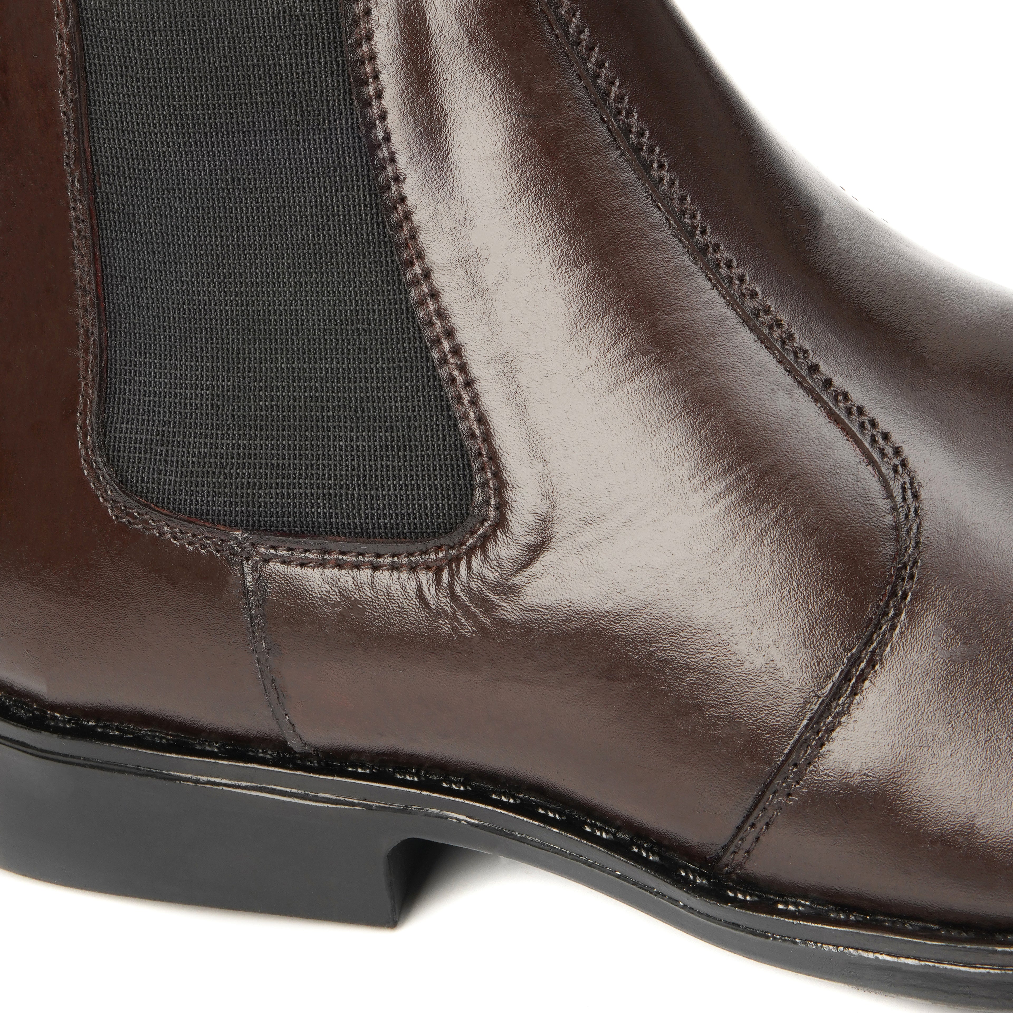 CS-03 Brown Cow Leather Chelsea Boot