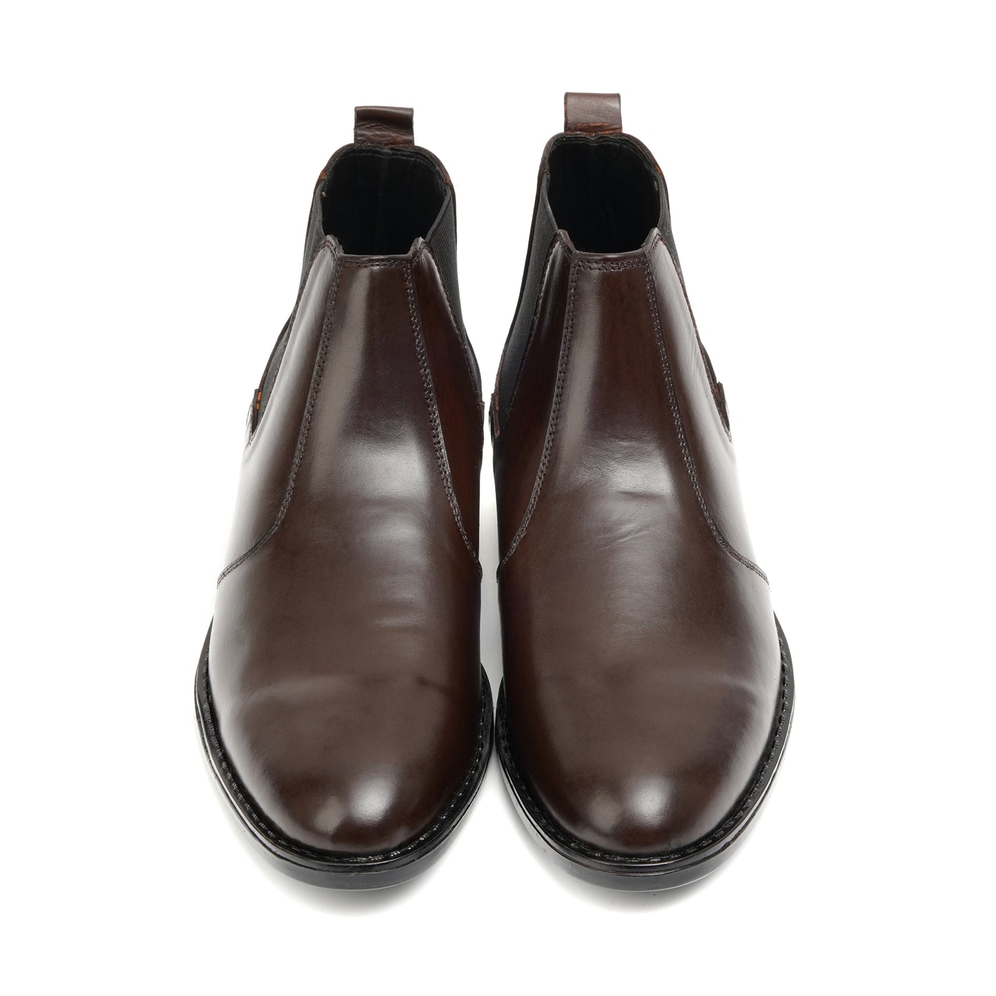 CS003-Brown Cow Leather Chelsea Boot
