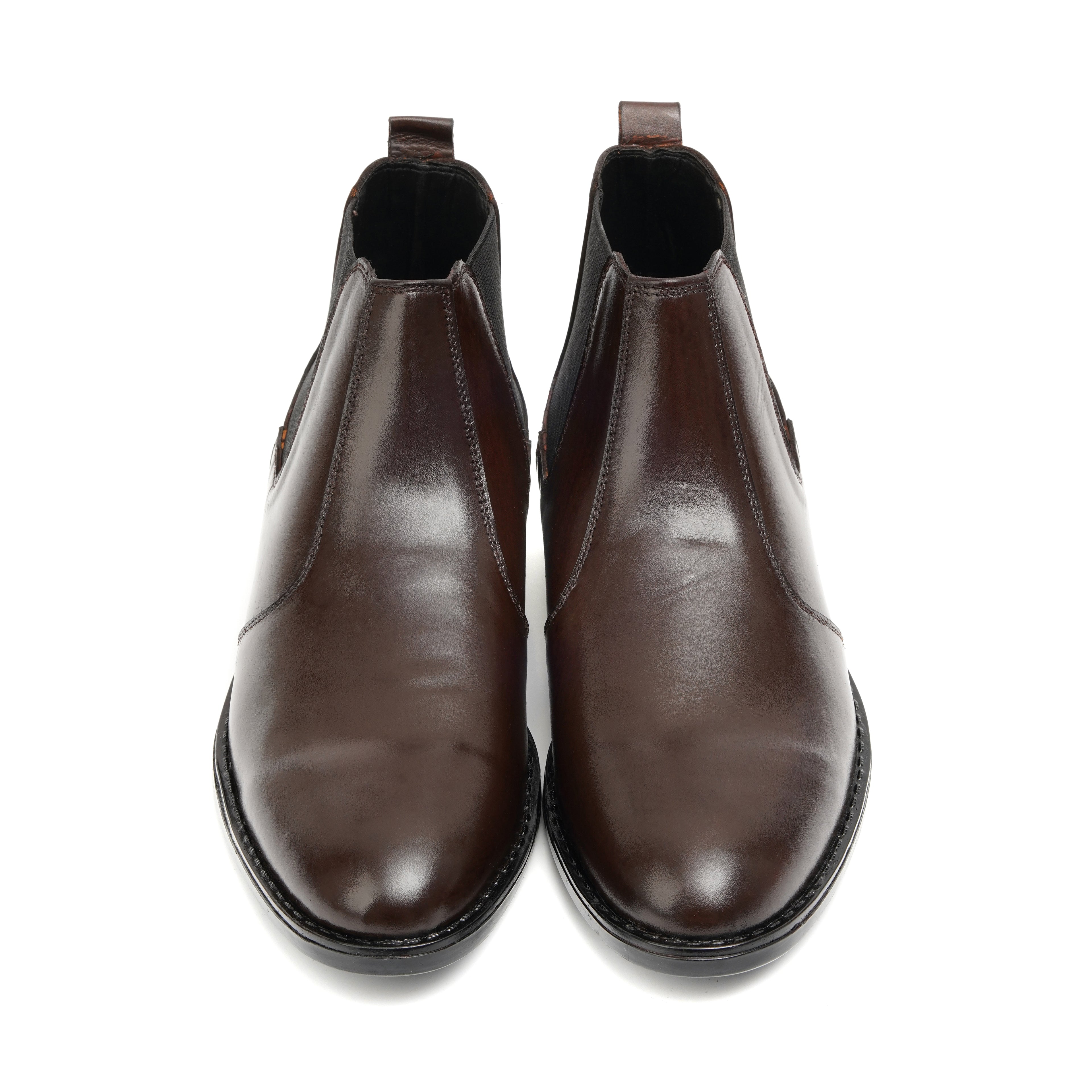 CS-03 Brown Cow Leather Chelsea Boot