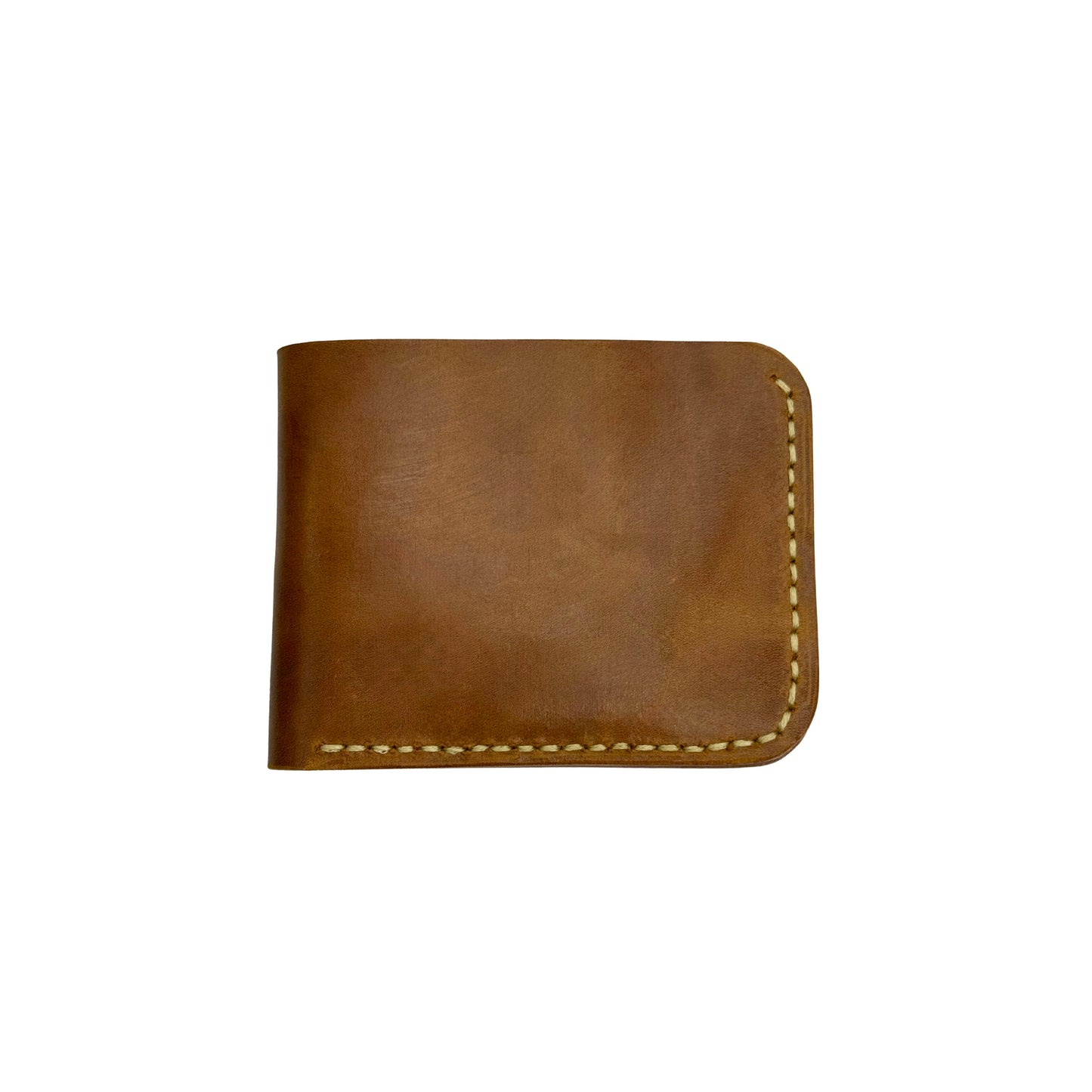 CW-01 Mustard Patina Cow Leather Wallet | Totally Handmade