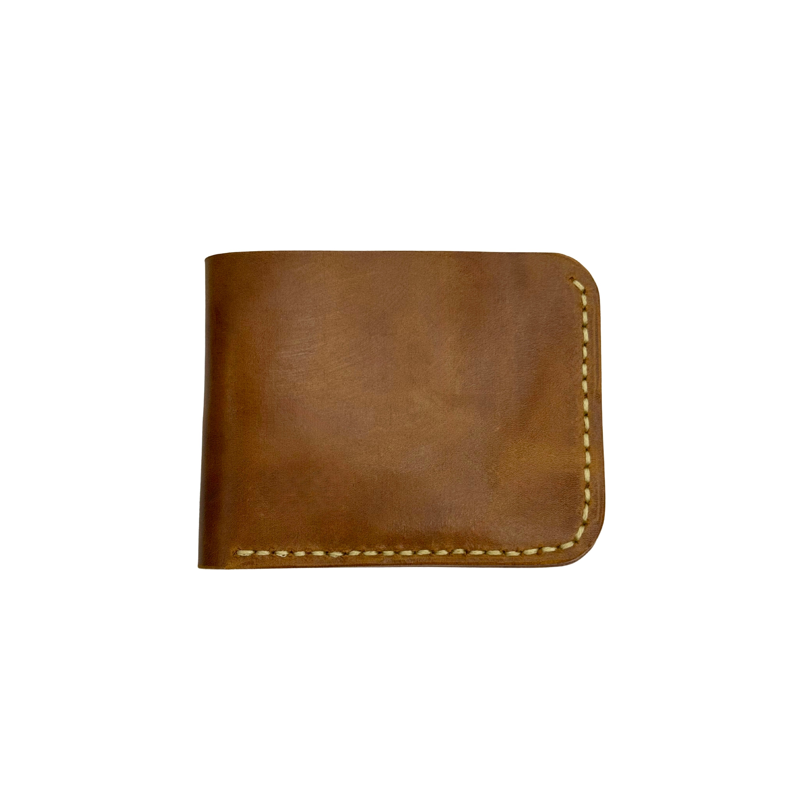CW-01 Mustard Patina Cow Leather Wallet | Totally Handmade