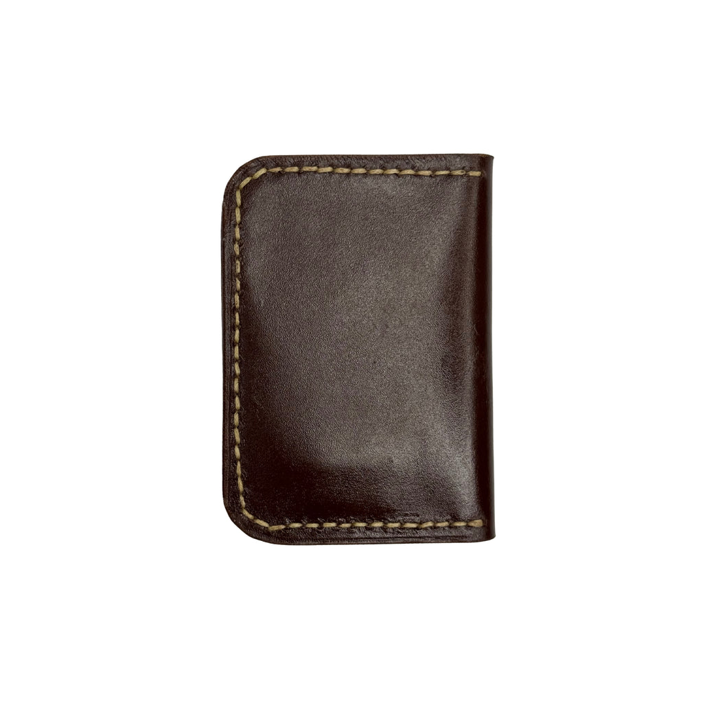 CW-02 Mahroon Cow Leather Vertical Wallet | Totally Handmade