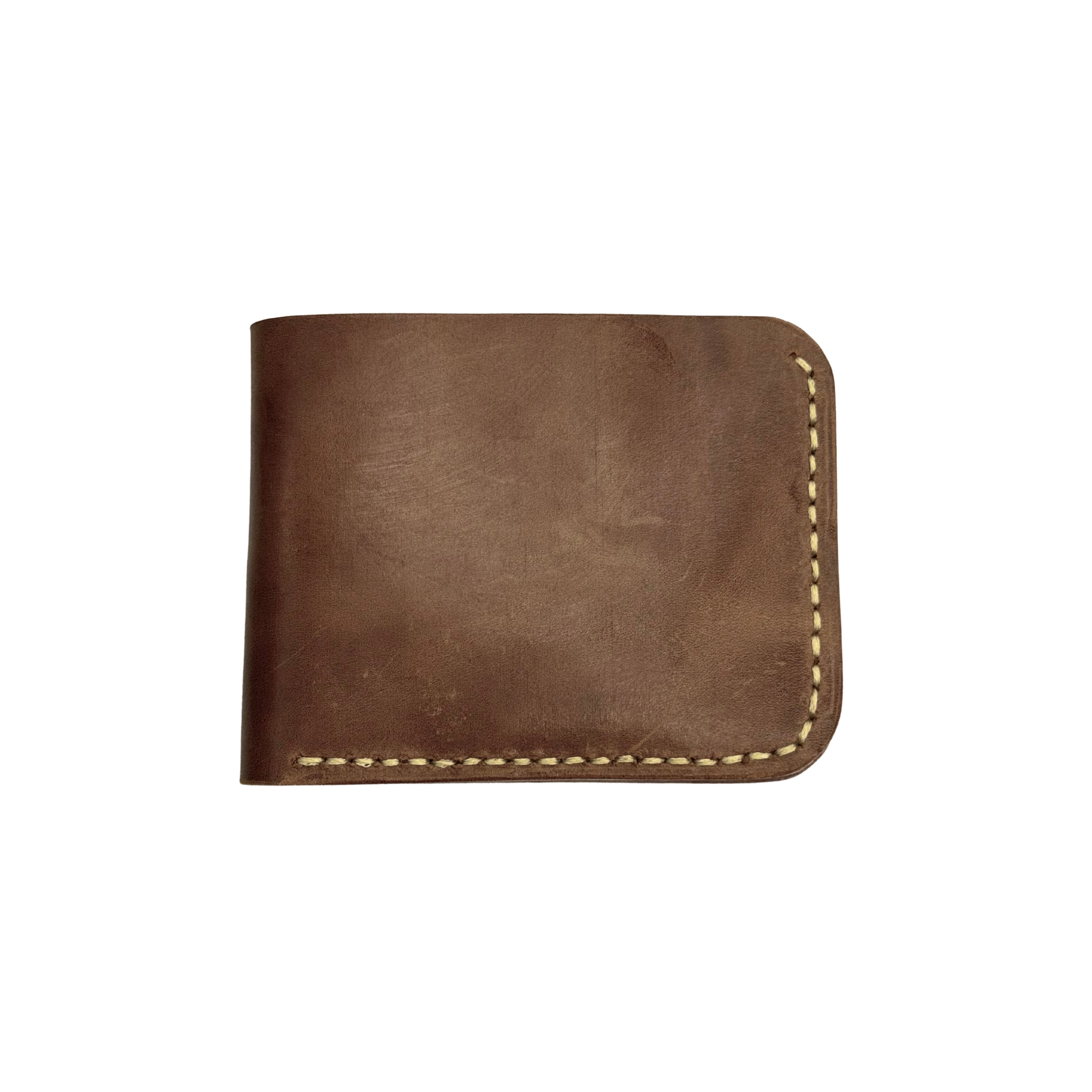 CW-01 Light Brown Cow Leather Wallet | Totally Handmade