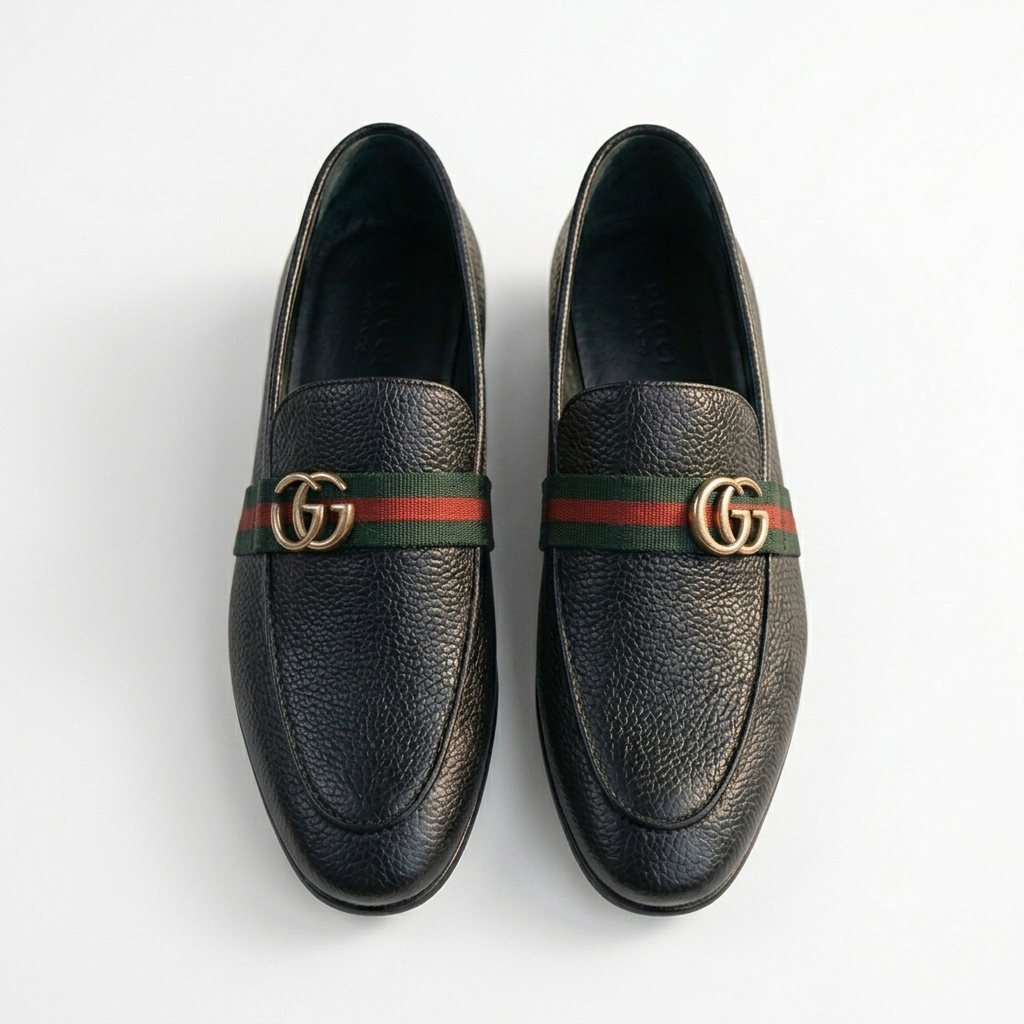 CS-27 Black Soft Grain Foldable Slip-Ons | Cloud Comfort