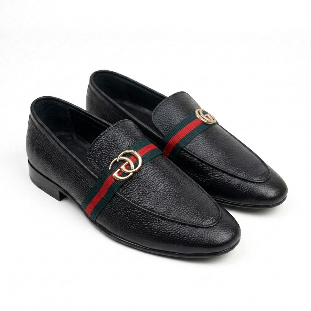 CS-27 Black Soft Grain Foldable Slip-Ons | Cloud Comfort