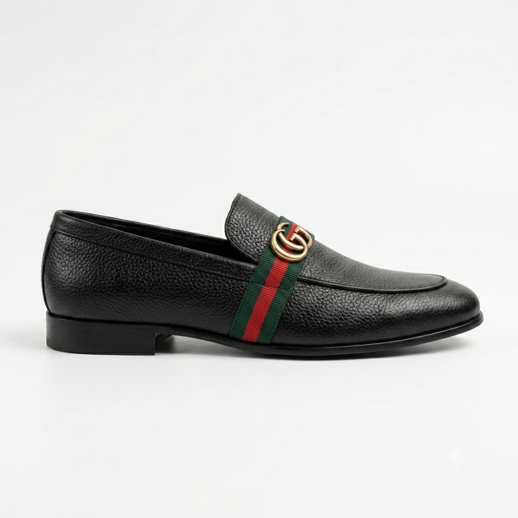 CS-27 Black Soft Grain Foldable Slip-Ons | Cloud Comfort